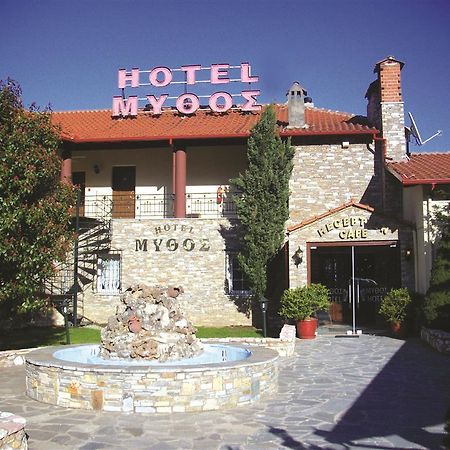 Hotel Mythos Elatochori Esterno foto